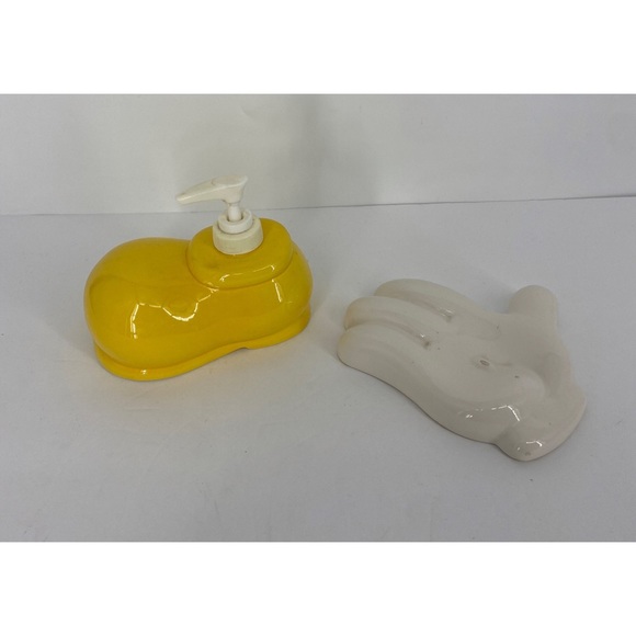 Disney Accents Disney Mickey Mouse Shoe Hand Soap Dispenser And